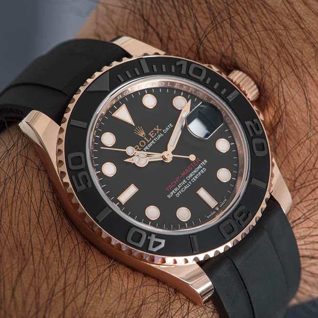 Rolex Yacht-Master 40 Oysterflex Rose 