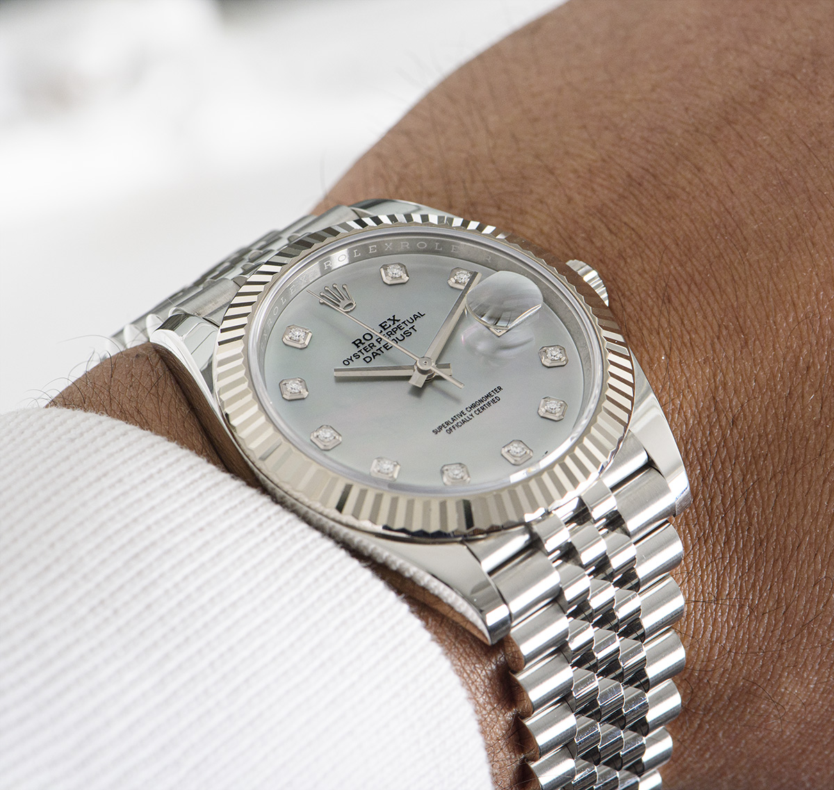 Pearl Diamond Dial B\u0026P 126334 
