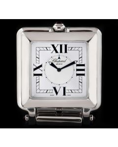 Chopard Happy Day Travel Clock Stainless Steel White Dial 51/8325-21