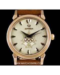 Omega 18k Rose Gold Olympic Cross of Merit Seamaster XVI Vintage Gents 2850SC