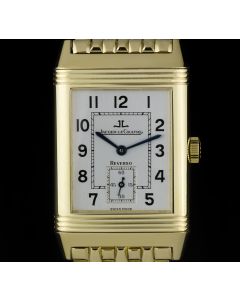 Jaeger LeCoultre 18k Yellow Gold Reverso Gents B&P 270.1.62