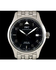 IWC Pilots XV Gents Stainless Steel Black Dial B&P IW325307