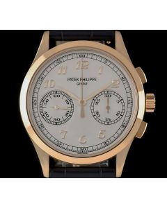 Patek Philippe Classic Chronograph Men's 18k Rose Gold Silver Dial B&P 5170R-001