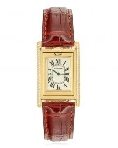 Cartier Tank Basculante Yellow Gold 2506