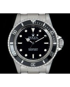 Rolex Submariner Non-Date Men's Stainless Steel Black Dial 5513