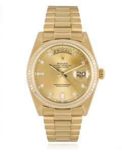 Rolex Day-Date Diamond Dial 18038