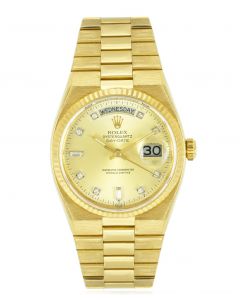 Rolex Oysterquartz Day-Date Diamond Dial 19018