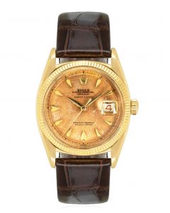 Rolex Vintage Datejust Serpico Y Laino Patina Dial 6605