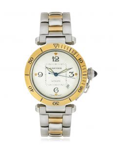 Cartier Pasha NOS Stainless Steel & Yellow Gold 2378