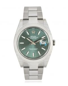 Rolex 41mm Datejust Mint Green Dial 126300