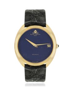 Baume & Mercier Lapis Dial Yellow Gold 