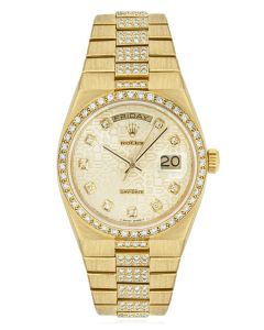 Rolex Rare Oysterquartz Day-Date Diamond Set 19148