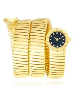 Bvlgari Tubogas Rare Yellow Gold Diamond Dial BB191TG