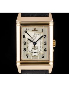Jaeger LeCoultre 60th Anniversary Reverso Gents 18k Rose Gold Silver Dial 270.2.64