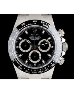 Rolex Unworn Cosmograph Daytona Gents Stainless Steel Black Dial Ceramic Bezel B&P 116500LN