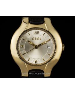 Ebel 18k Yellow Gold Silver Dial Mid-Size Lichine Ronde 8087970