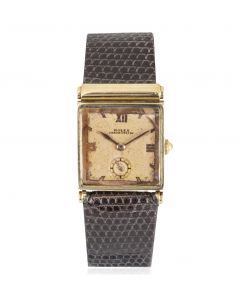 Rolex 9k Yellow Gold Cream Dial Chronometre Vintage Men's 3260