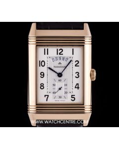 Jaeger LeCoultre 18k Rose Gold Grande Reverso 986 Duodate Limited Edition B&P Q3742420