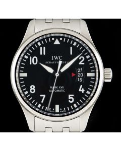 IWC Pilots Mark XVII Gents Stainless Steel Black Dial B&P IW326504