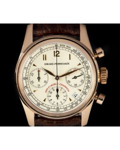 Girard Perregaux Ferrari F933 Chronograph World Champion 1999 18k Rose Gold Cream Dial 4945