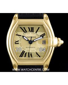 Cartier 18k Yellow Gold Greece Limited Edition Roadster Gents B&P