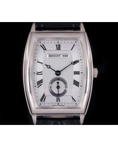 Breguet Heritage Gents 18k White Gold Silver Dial B&P 3670