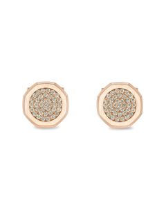 Audemars Piguet Royal Oak Cufflinks Rose Gold & Diamond Set