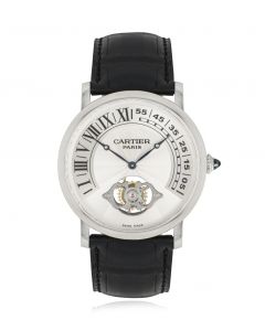 Cartier Rotonde Tourbillon Retrograde Limited Edition Platinum W1551951