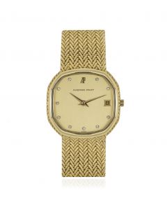 Audemars Piguet Women's Yellow Gold Diamond Dial Dress Watch 