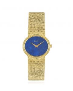 Piaget Cocktail Watch Yellow Gold Lapis Lazuli Dial 9801 A6