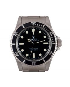 Rolex Submariner Non-Date Vintage Men's Stainless Steel Matte Black Dial 5513
