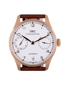 IWC Portuguese 7 Day Rose Gold IW500101