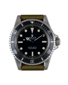 Rolex Submariner Non-Date Vintage Men's Stainless Steel Matte Black Dial 5513