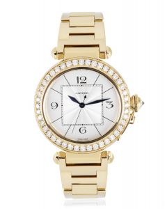 Cartier Pasha Yellow Gold Diamond Bezel WJ1203H9