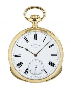 Vacheron Constantin Chronometre Royal Open Face Pocket Watch Yellow Gold