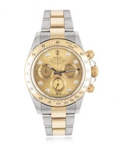 Rolex Daytona Stainless Steel & Yellow Gold Diamond Dial 116523