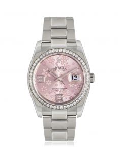 Rolex Datejust Pink Floral Dial 116244