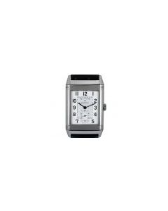 Jaeger LeCoultre Limited Edition Grande Reverso Duodate Men's Stainless Steel Silver & Black Dial 274.8.85