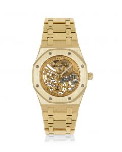 Audemars Piguet Royal Oak Yellow Gold Skeleton Dial 14794BA.OO.0902BA.00