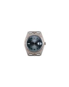 Rolex Unworn Datejust 41 Men's Stainless Steel Slate Grey Roman Dial B&P 126334