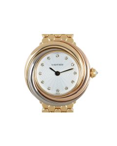 Cartier Trinity Tri-Gold Diamond Dial 2357