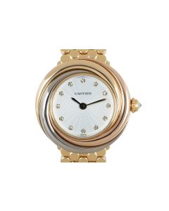 Cartier Trinity Tri-Gold Diamond Dial 2357