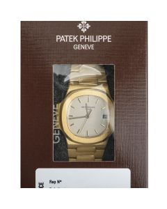 Patek Philippe Nautilus Service Sealed Yellow Gold 3800/1J-001