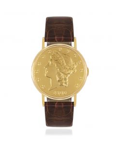 Vacheron Constantin Coin Watch Vintage Yellow Gold 6510