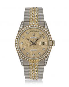 Rolex Day-Date Tridor Diamond Set 18139