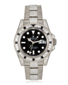 Rolex GMT-Master II Diamond & Sapphire Set 116759SANR