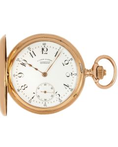 A.Lange & Sohne. A Gold Half Hunter Pocket Watch C1900