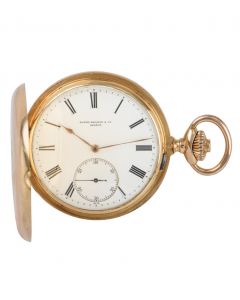 Patek Philippe. A Rose Gold Keyless Lever Full Hunter Pocket Watch C1891