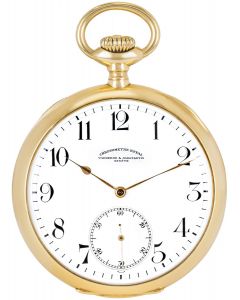 Vacheron Constantin Chronometre Royal 18ct Yellow gold Keyless Lever Open Face Pocket Watch  C1920s