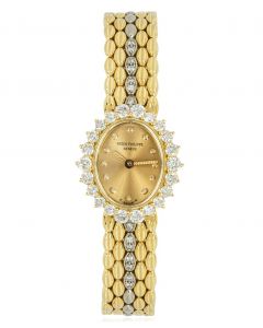 Patek Philippe Yellow & White Gold Diamond Set Cocktail Watch 